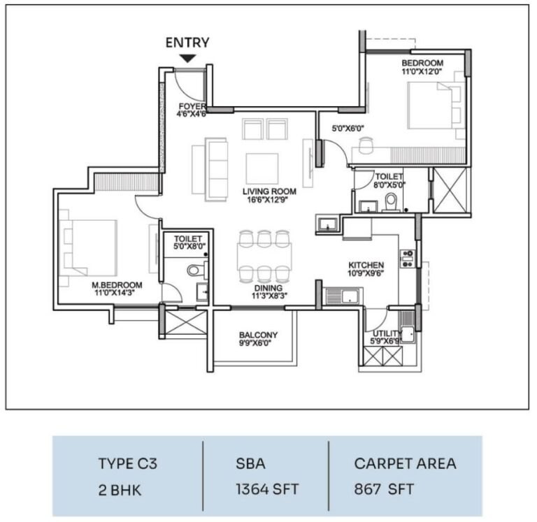 2bhk 1364 suraksha whispering waves begur