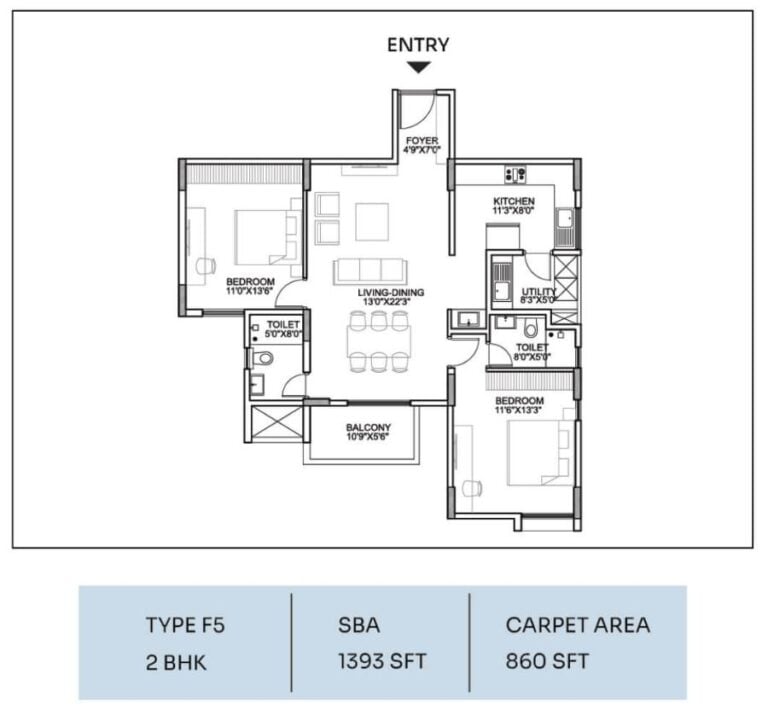 2bhk 1393 suraksha whispering waves begur