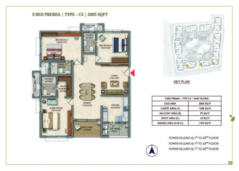 3bhk 2005 prestige golden grove tellapur