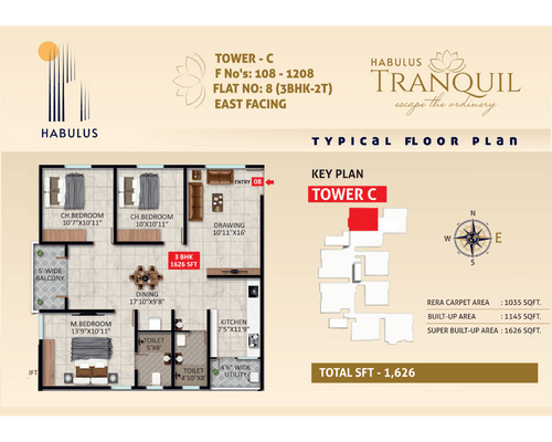 3bhk 1626 habulus tranquil ecity