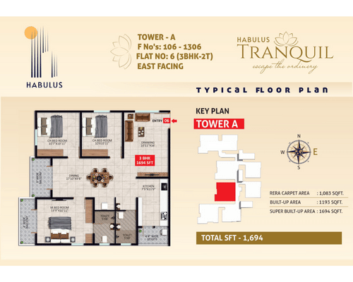 3bhk 1694 habulus tranquil ecity