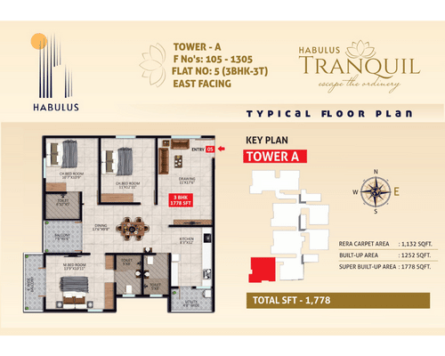3bhk 1778 habulus tranquil ecity