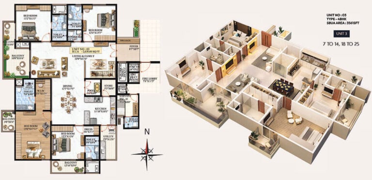 4bhk 3561 melange one by vaishnodevi
