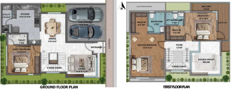 4bhk villa 2933 g f hpr shades of green villas in kannuru hennur