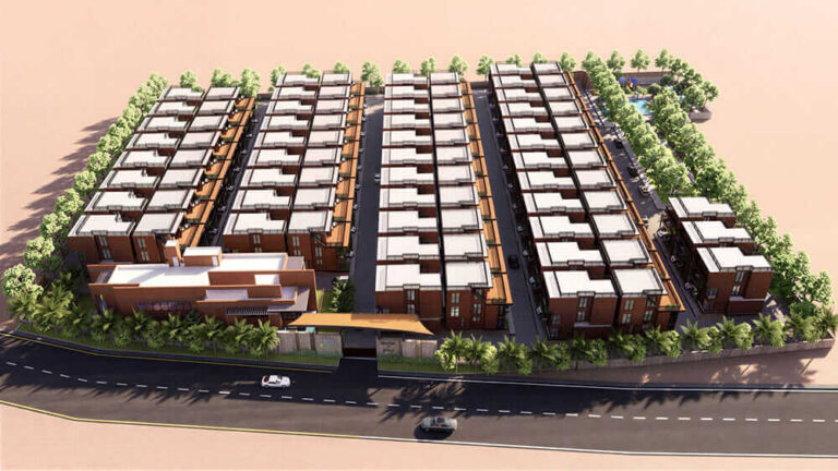aerial hpr shades of green villas in kannuru hennur