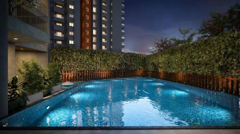 clubswimming pool suraksha whispering waves begur