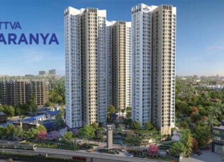 elevation main sattva aaranya mysore road