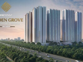 Prestige Golden Grove in Tellapur, Hyderabad Details | Reviews | Price | Floor Plan | Photos | Master Plan | Brochure | Amenities | Location main elevation a prestige golden grove tellapur