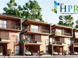 main elevation hpr villas in kannuru hennur