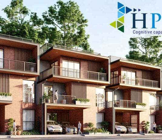 main elevation hpr villas in kannuru hennur