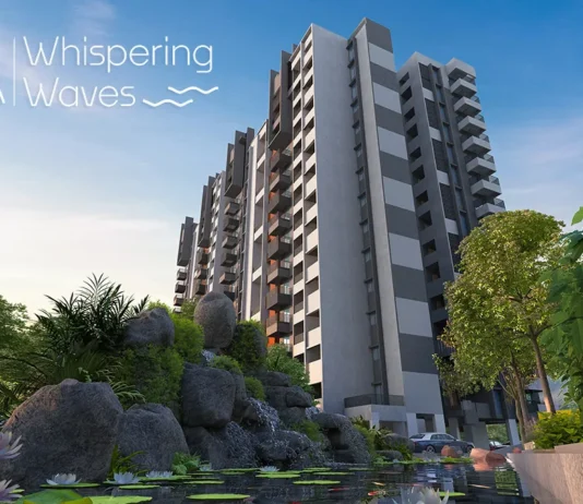 main elevation suraksha whispering waves begur