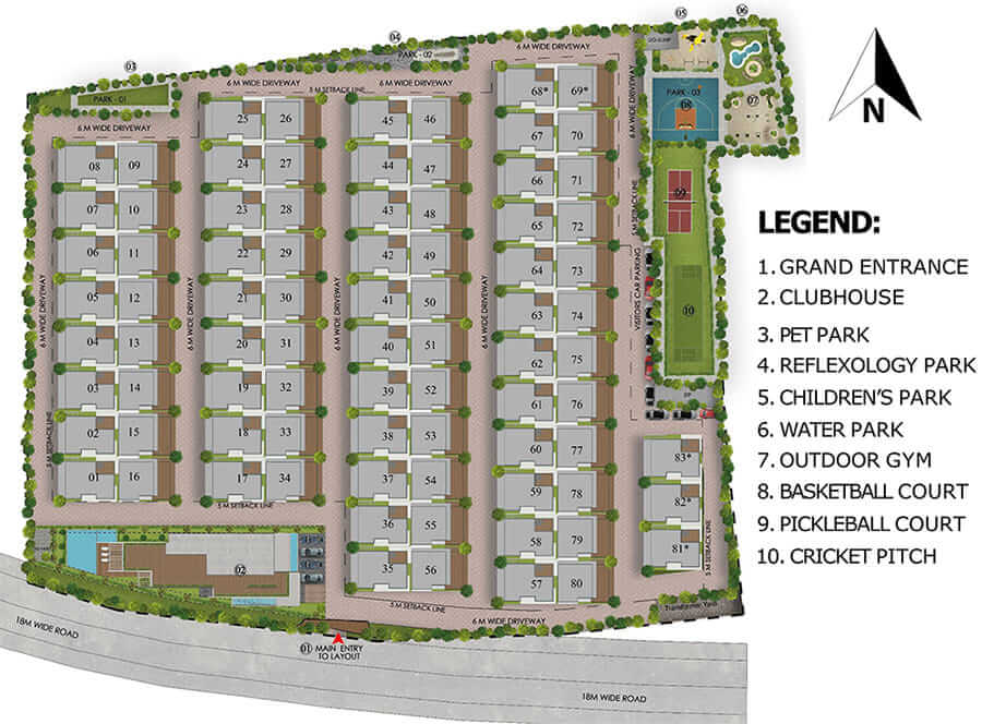 master plan hpr villas in kannuru hennur