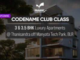 Ramky Codename Club Class in Thanisandra, Bangalore Details | Reviews | Price | Floor Plan | Photos | Master Plan | Brochure | Amenities | Location upcoming ramky codename club class thanisandra ph homz n space