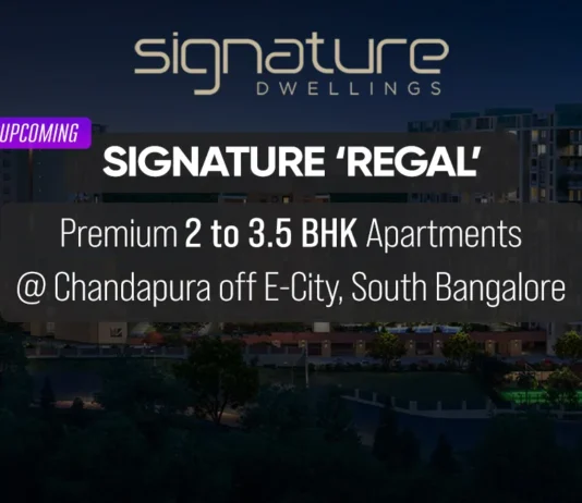 upcoming signature regal chandapura ph homz n space
