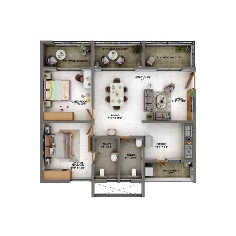 1462 east candeur eternia bachupally