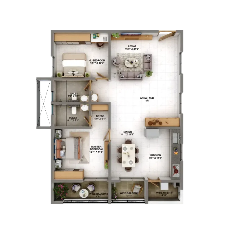 1546 north candeur eternia bachupally