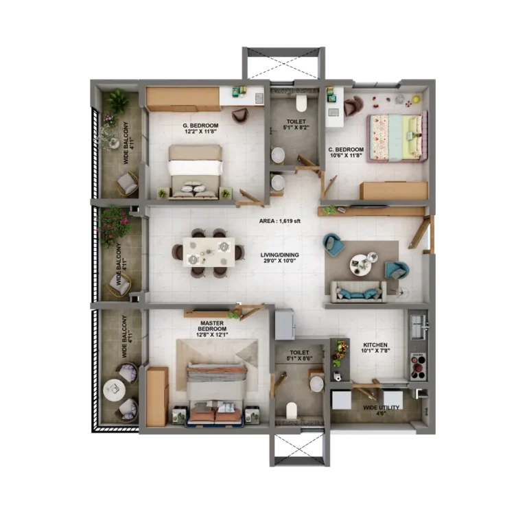 1619 east candeur eternia bachupally