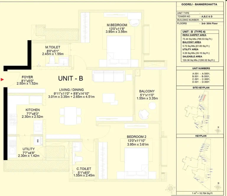 2bhk 1295 godrej vanantara bannerghatta