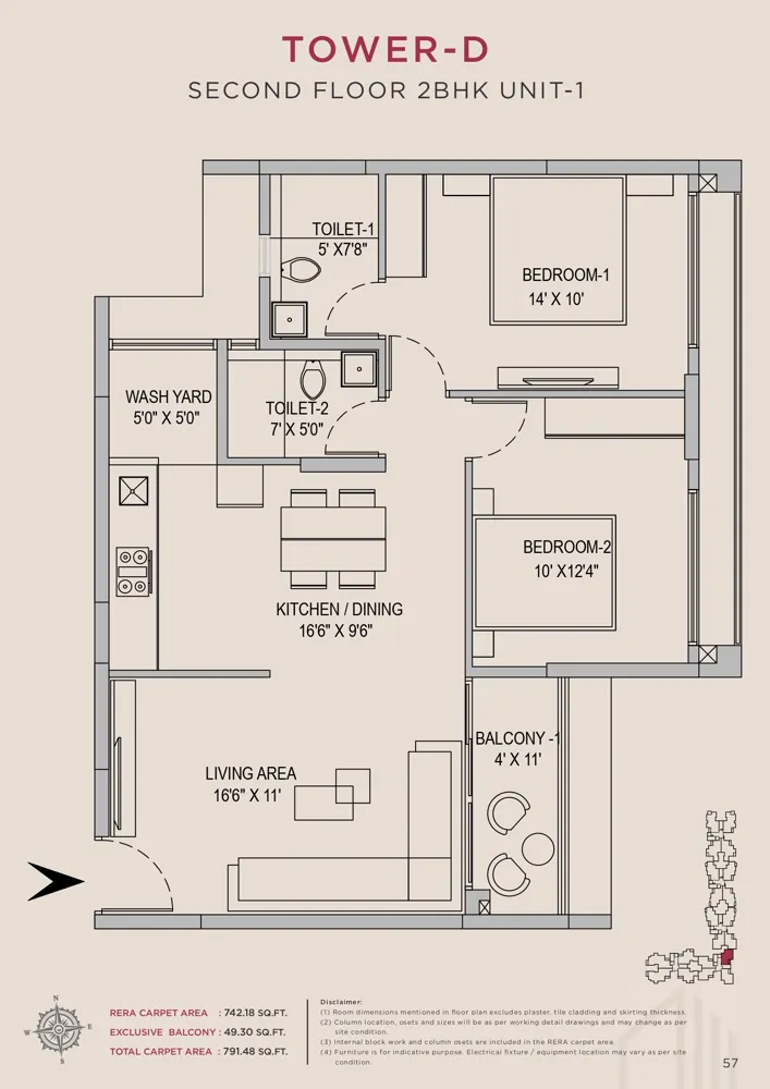 2bhk 791 arvind skycrest bannerghatta