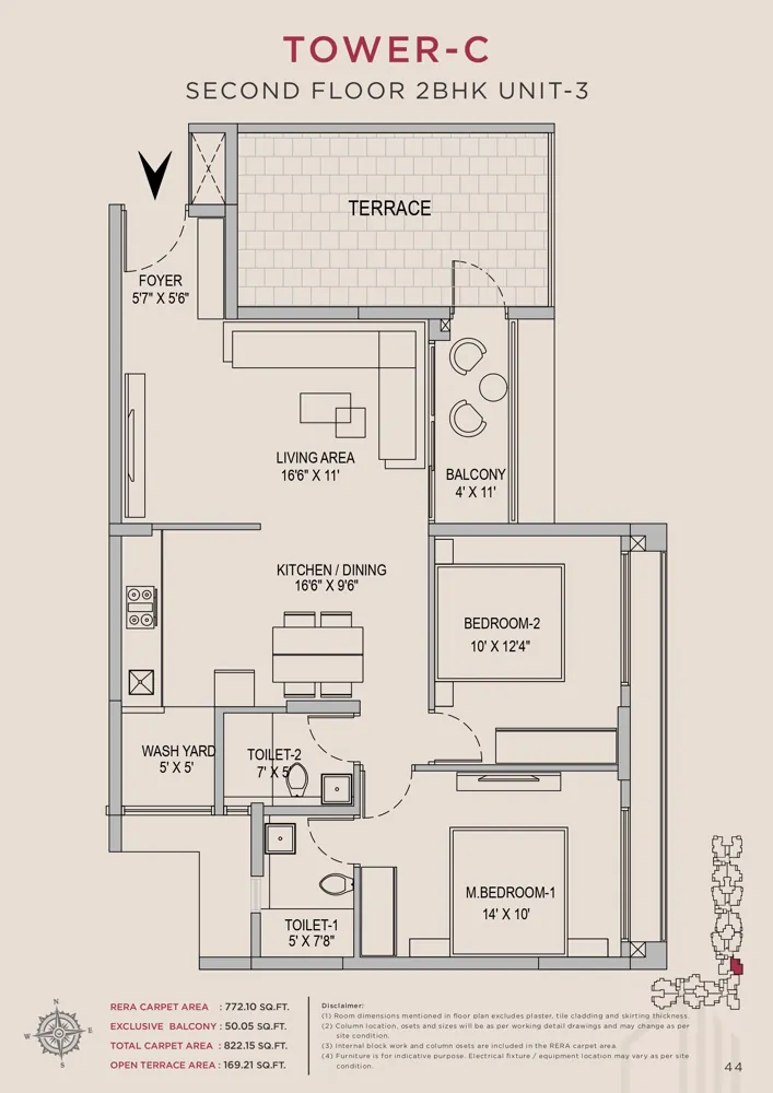2bhk 822 arvind skycrest bannerghatta