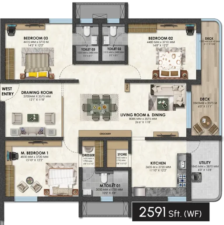 3bhk 2591 raghava nova by raghava hyderabad