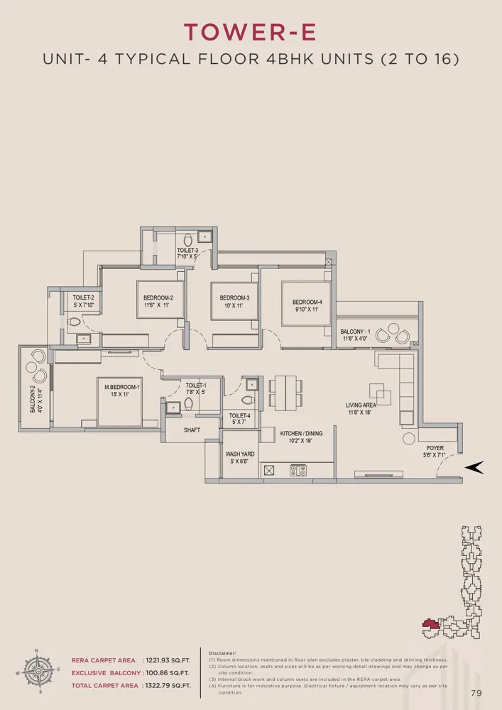 4bhk 1322 arvind skycrest bannerghatta