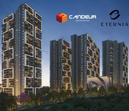 main elevation candeur eternia bachupally