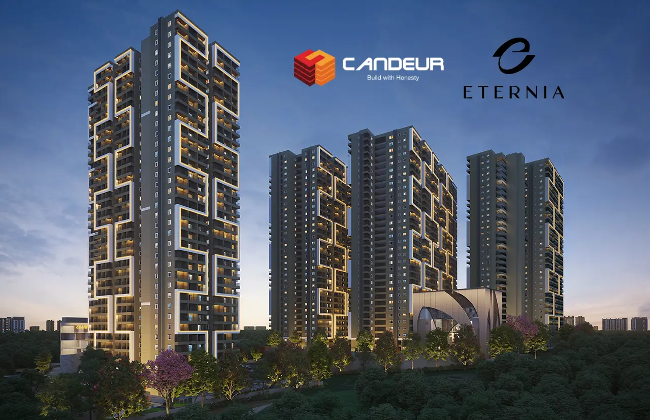 main elevation candeur eternia bachupally