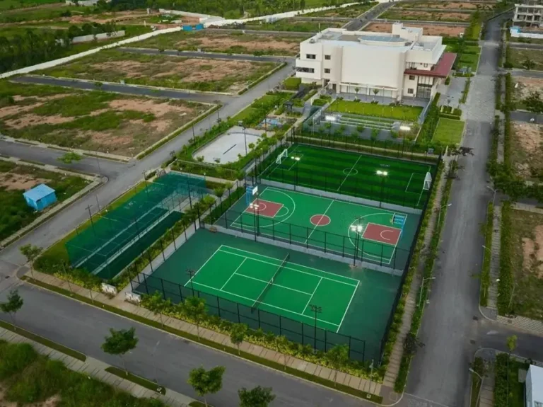 sports courts vaishnavi at one life plots