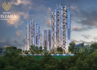 Myhna Vistara in Gunjur, Bangalore Details | Reviews | Price | Floor Plan | Photos | Master Plan | Brochure | Amenities | Location main elevation myhna vistara gunjur