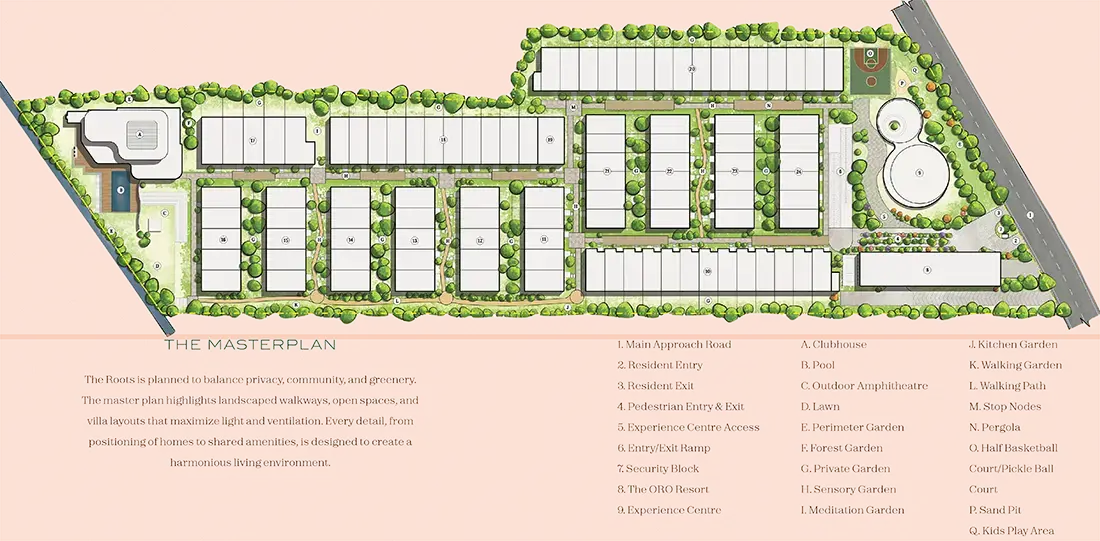 master plan the roots by svam realty