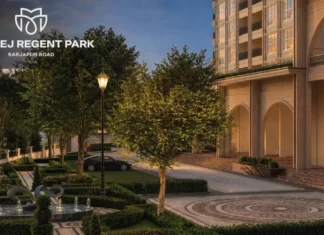 main elevation view godrej regent park kada agrahara