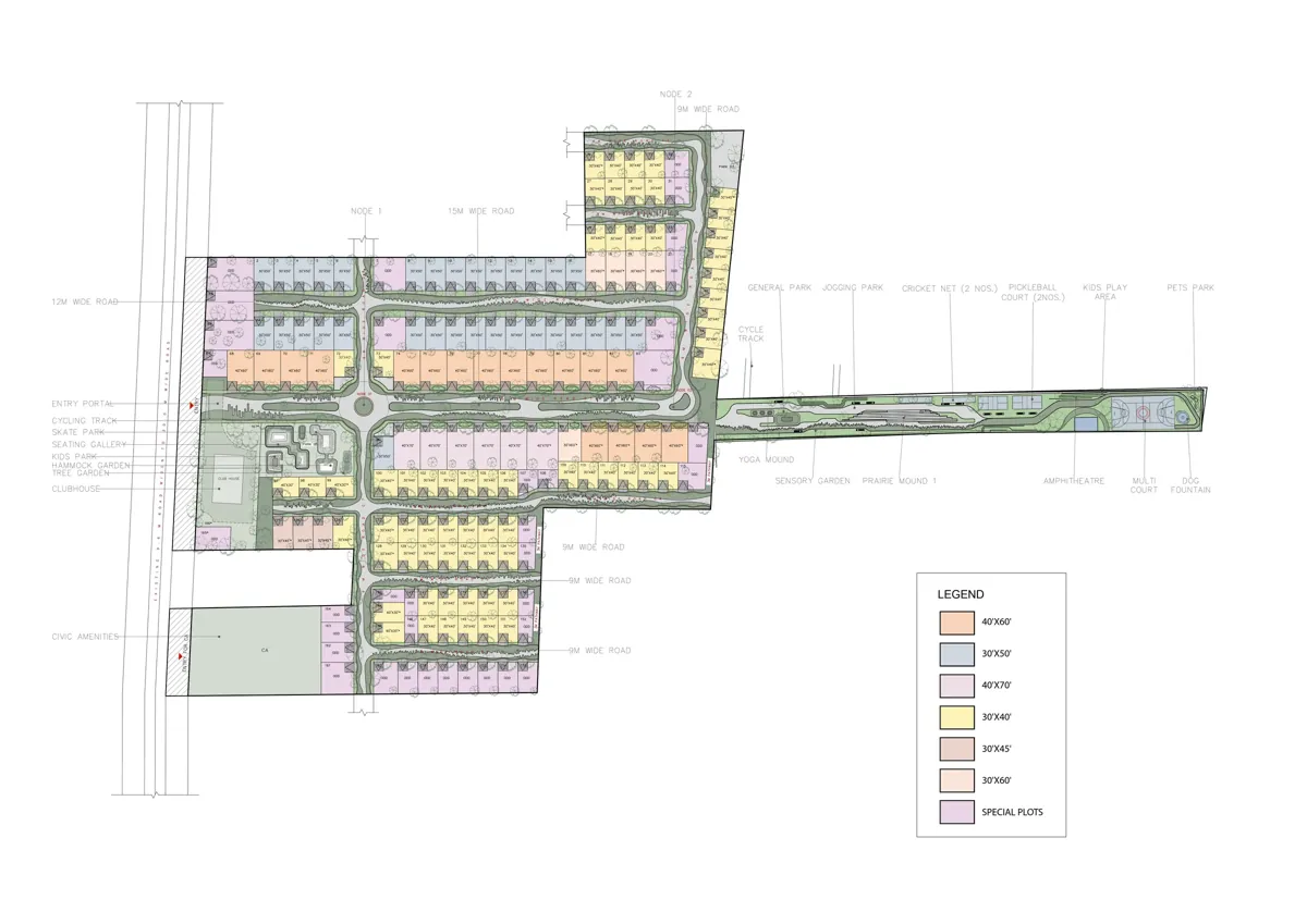Master Plan - Merusri Serenova Plots Devanahalli master plan merusri serenova plots devanahalli