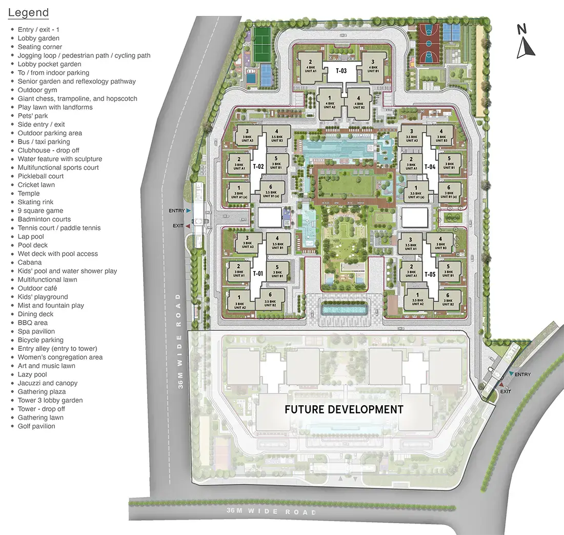Master Plan - Sattva Lago Neopolis Hyderabad master plan sattva lago neopolis hyderabad