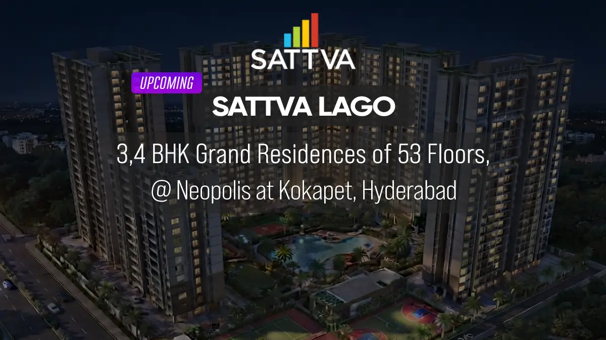 Sattva Lago Hyderabad Upcoming PH Homz N Space sattva lago neopolis hyderabad upcoming ph homz n space