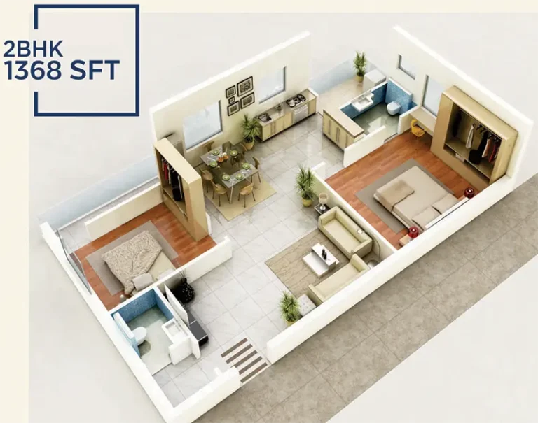 2bhk 1368 amrutha sarovar kompally hyderabad
