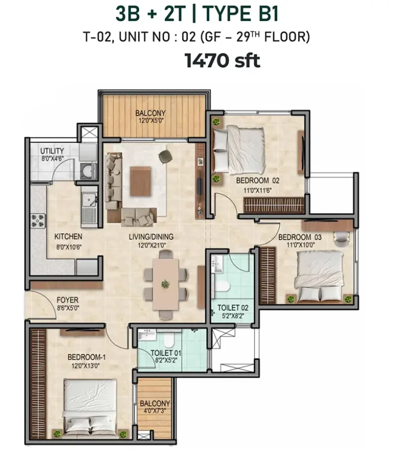 3bhk 1470 prestige city 3.0 prestige city the final chapter