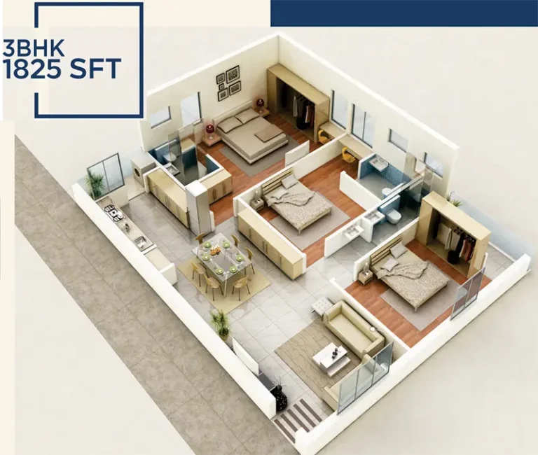 3bhk 1825 amrutha sarovar kompally hyderabad