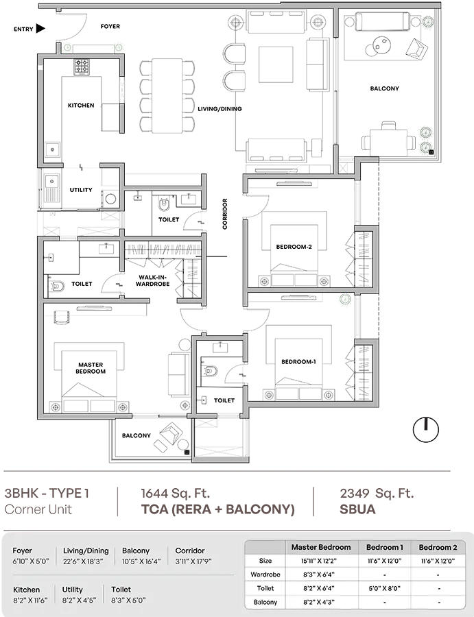3bhk 2349 assetz codename twin lake city