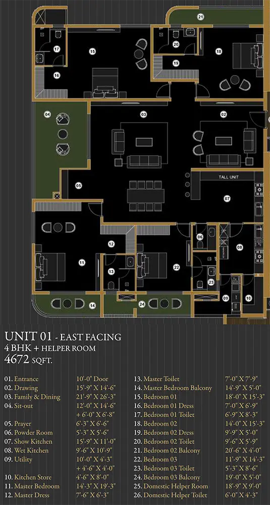 4bhk helper 4672 aurum by sree varaaha