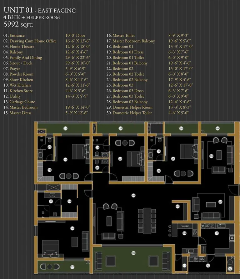 4bhk helper 5992 aurum by sree varaaha