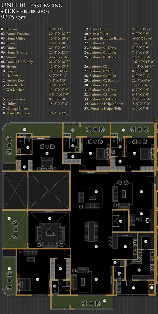 4bhk helper 9375 aurum by sree varaaha