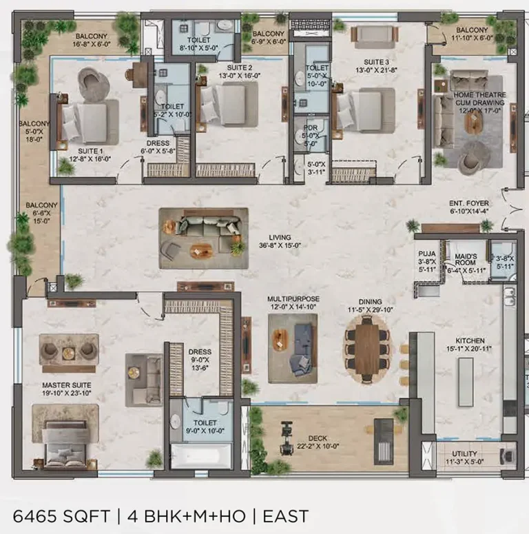 4bhk m ho 6465 one by msn kokapet hyd