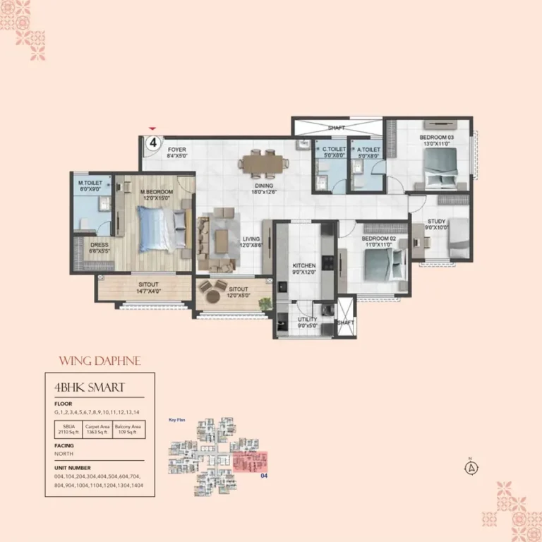 4bhk smart 2110 sumadhura solea