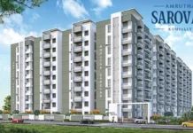 main elevation amrutha sarovar kompally hyderabad
