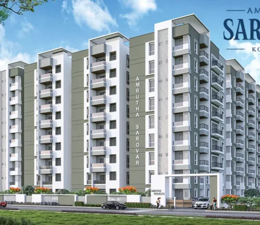 Amrutha Sarovar in Kompally, Hyderabad main elevation amrutha sarovar kompally hyderabad