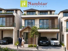 main elevation upcoming nambiar bannerghatta villas