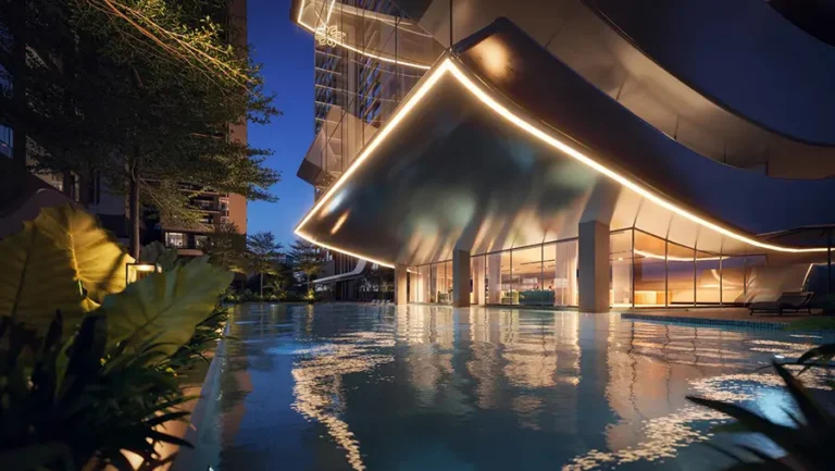 pool view one by msn kokapet hyd