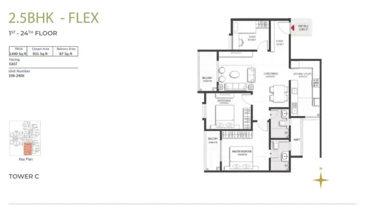 2 5bhk flex 1st 24th floor tower c sumadhura belfort soukya road whitefield