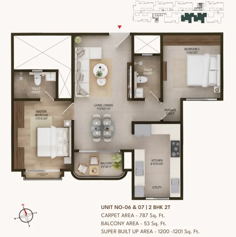 2bhk 1201 concorde sienna hennur